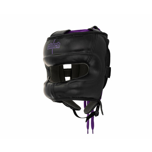 Шлем боксерский с бампером Clinch Undefeated черный (размер L/XL)