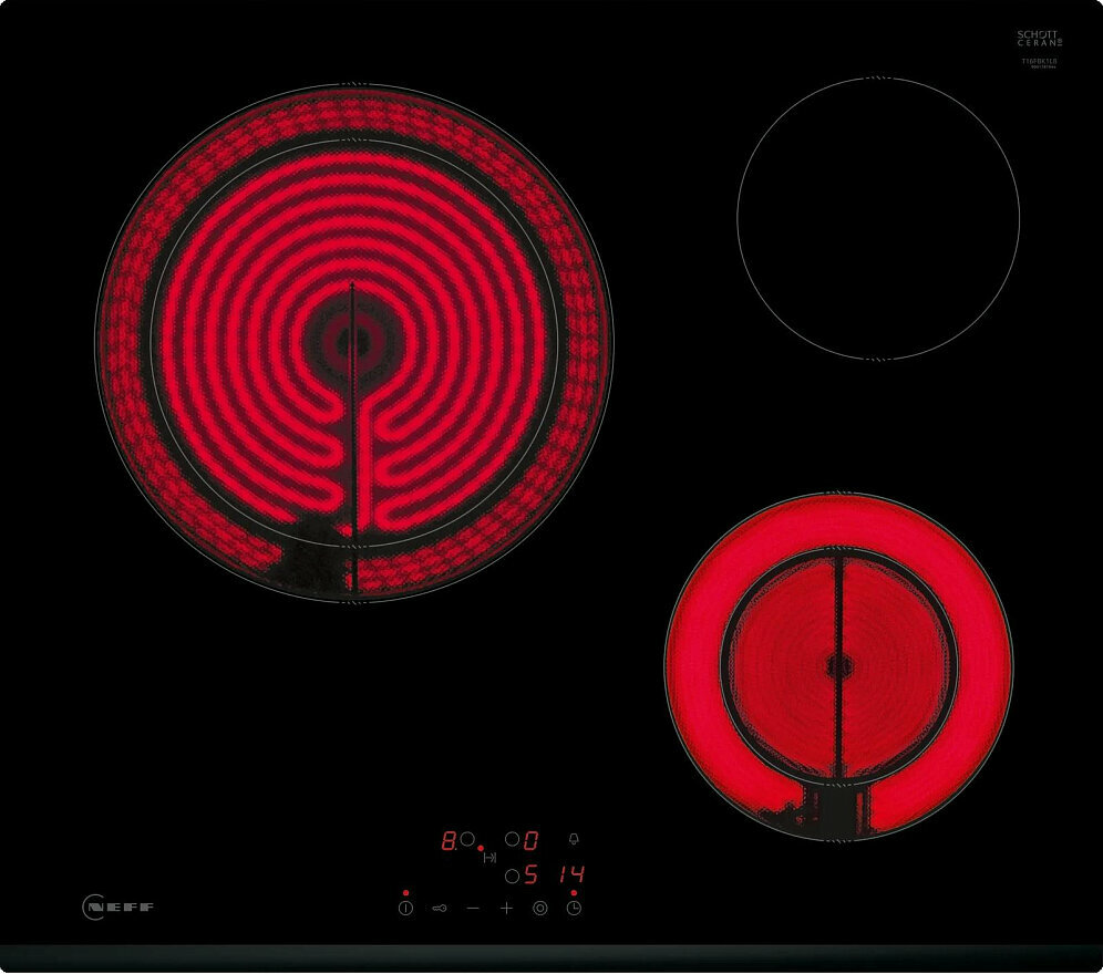 фото Варочная панель электрическая NEFF T16FBK1L8 черный