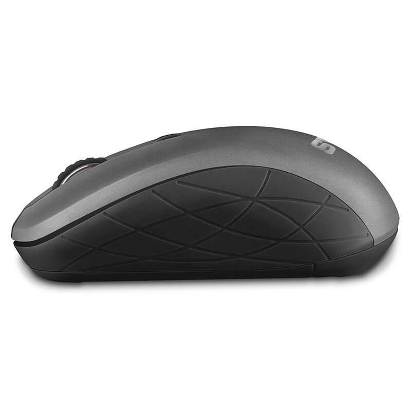 Мышь Wireless Sven RX-230W серая (2,4 GHz, 3+1кл., 800-1600DPI, Soft Touch, блистер) - фото №7