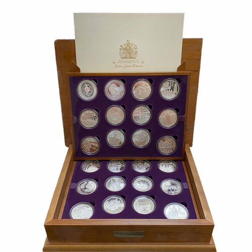 Содружество наций, набор монет Золотой юбилей коронации Елизаветы II 2002-2003 гг.