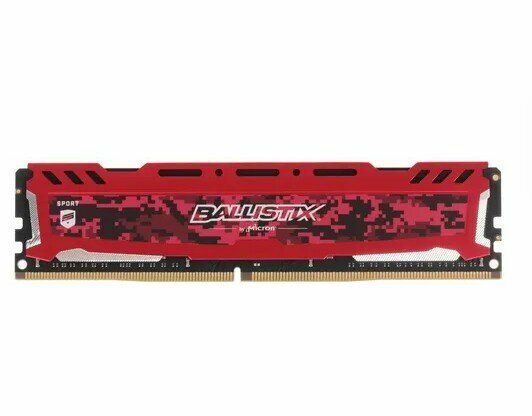 Оперативная память Crucial Ballistix Sport LT 16 ГБ DDR4 2666 МГц DIMM CL16 BLS16G4D26BFSE