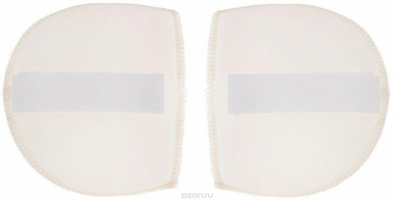 Плечевые накладки с липучкой для рукавов полуреглан, 12 х 13 см (маленький), белый Hemline 916. SM