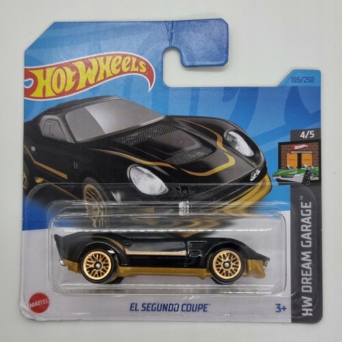 Игрушечная машинка Hot Wheels El Segundo Coupe Anodized black