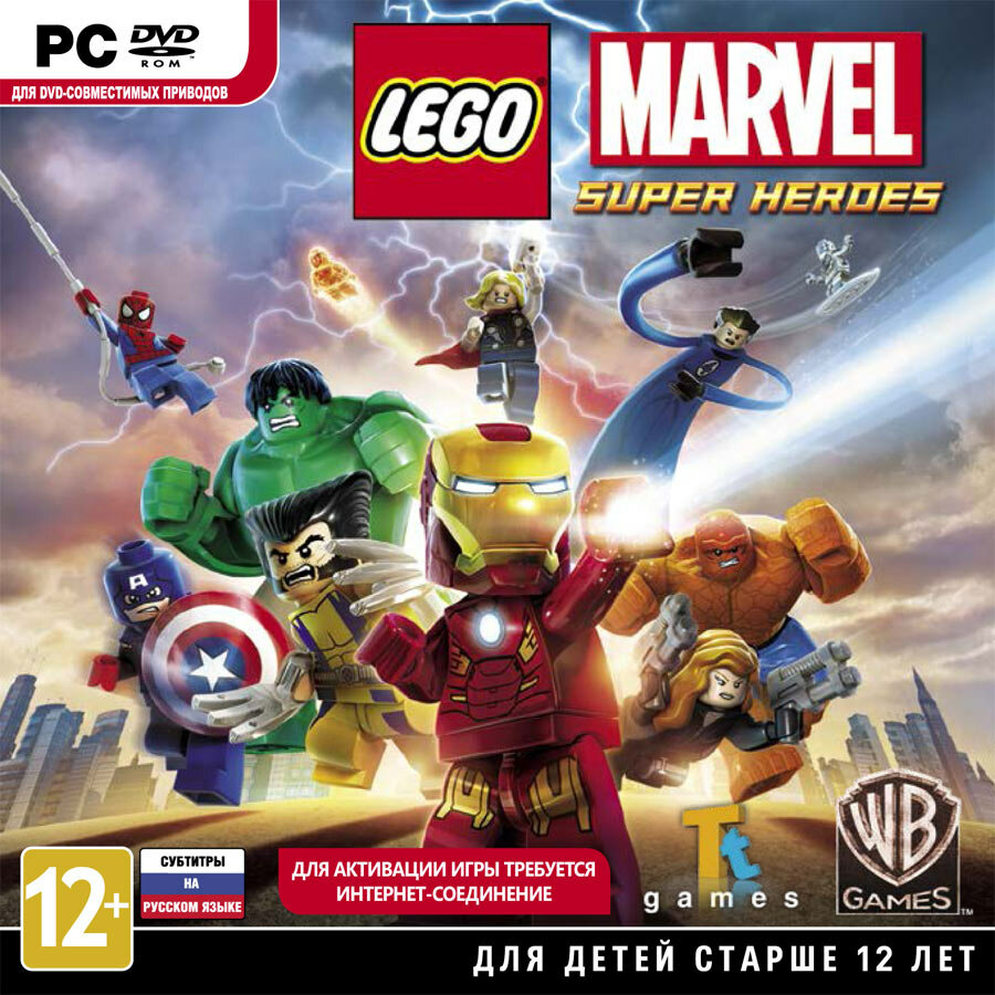 Игра для компьютера: LEGO Marvel Super Heroes (Jewel диск)