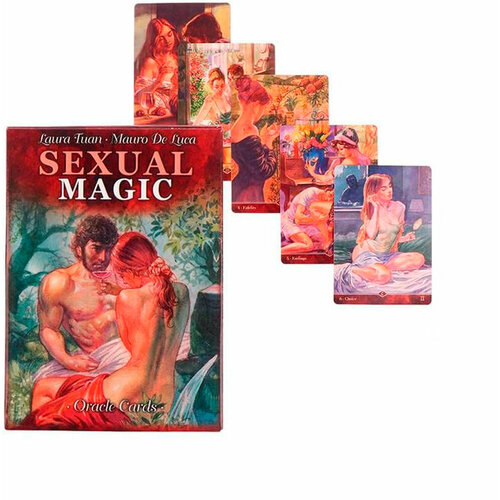 туан лаура таро мини сексуальной магии Карты Оракул Магия Наслаждений / Оракул Сексуальной Магии / Oracle of Sexual Magic (36 карт 10.5x7.5 см)