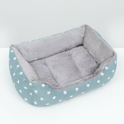 Лежанка для животных Звезды 45 х 30 х 15 см серая 895₽