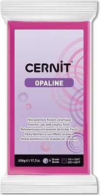 Полимерный моделин "Cernit Opaline" 500 гр. маджента 460