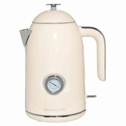Чайник электрический 17 л 1850-2200 Вт стальпластик бежевый Vintage kitchen 799000₽