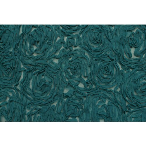 Ткань для вечерней одежды Cadena морской волны, ш130см, 0,5 м ткань жаккард cadena flor lame ярко оливковый бежевый с синим ш130см 0 5 м
