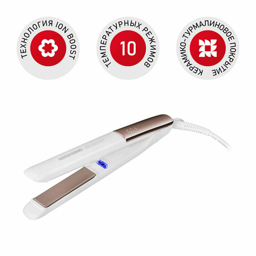 Выпрямитель для волос REDMOND HS1716 белый 496000₽