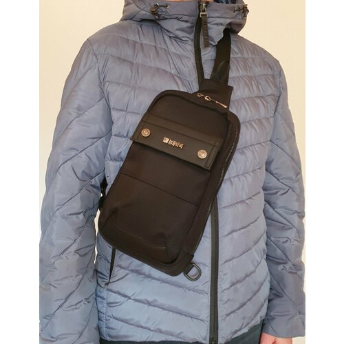 Рюкзак кросс-боди Wherever Рюкзак однолямочный сумка через плечо, фактура зернистая, гладкая, черный