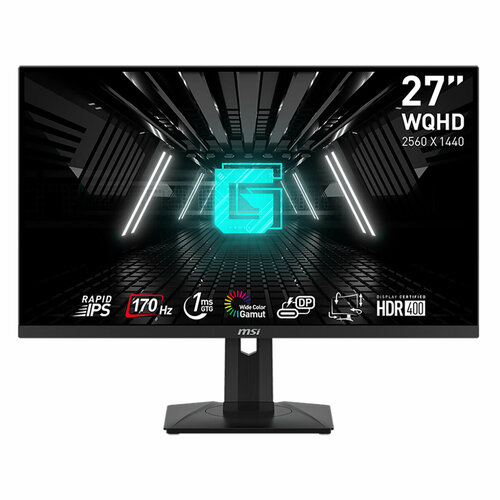 Монитор MSI G274QPF E2 27 Black Rapid IPS 2560x1440 HDMIHDMIDPType C 1 ms 178178 400 cdm 10001 100M1 180Hz 34982₽
