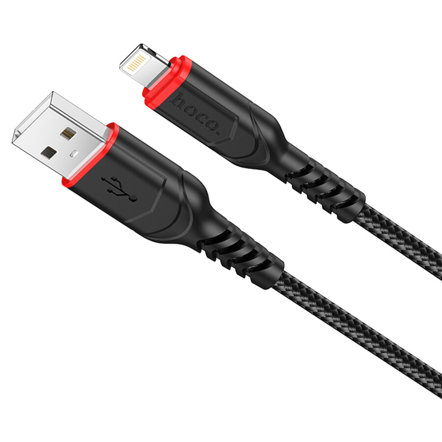 Кабель USB HOCO X59 Victory USB - Lightning 2.4А 1 м черный