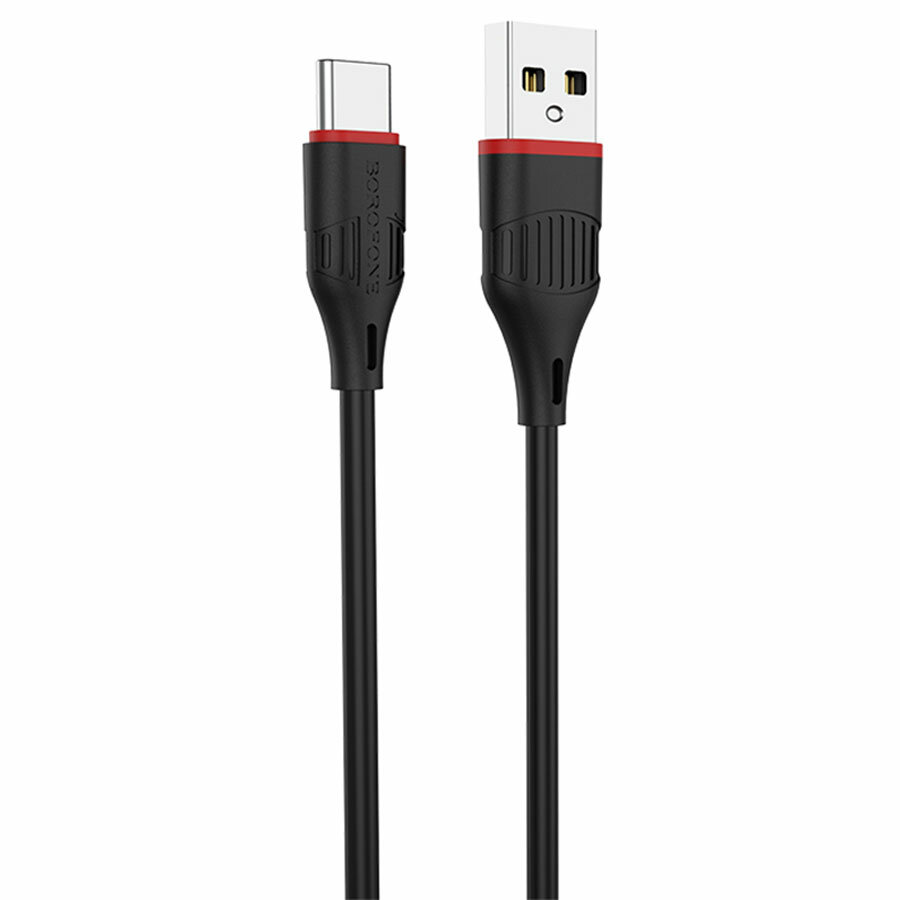 Кабель USB BOROFONE BX17 Enjoy USB - Type-C, 2А, 1 м, черный