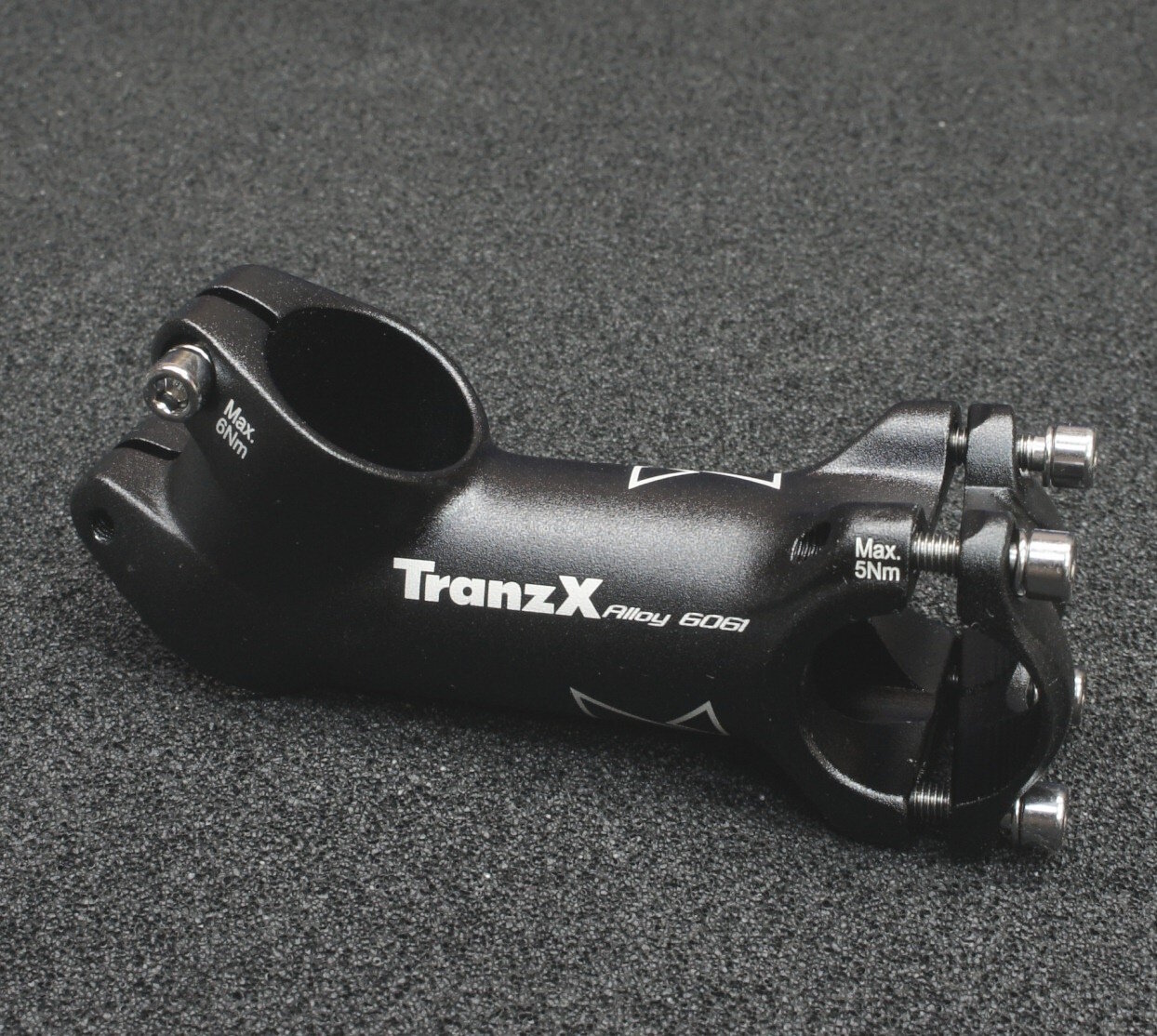 Вынос руля велосипеда Tranz-X 90мм 25,4мм 35 градусов черный