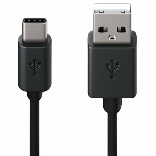 Кабель USB 2.0 AM-TypeC, 1 м, RED LINE, для подключения портативных устройств и периферии, черный, УТ000010553 упаковка 3 шт. комплект 5 шт переходник usb typec red line f m для подключения портативных устройств otg серый ут000012622