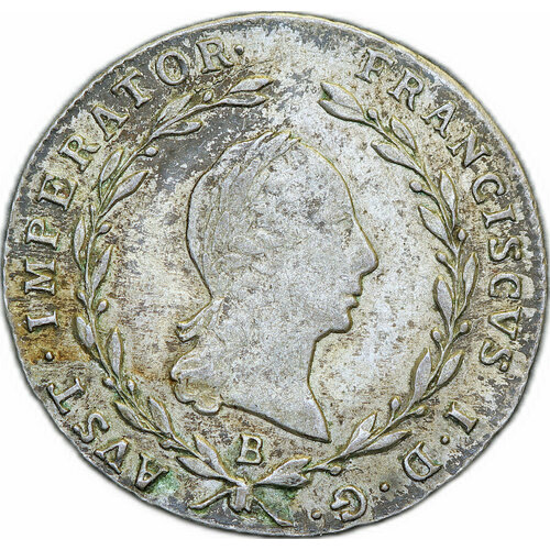 Монета 5 крейцеров 1820 Австрия