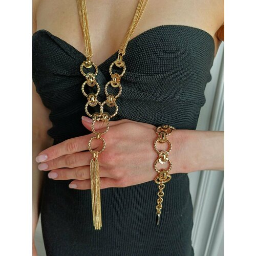 Браслет-цепочка MARI JOO размер one size золотистый 3399₽