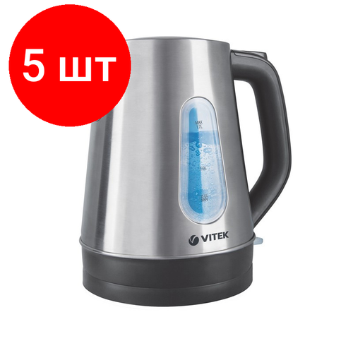 Комплект 5 штук Чайник Vitek VT-70382200 вт18 л металл 1531200₽