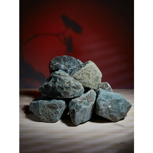 Камни для бани Порфирит 10 кг. (фракция 80-130 мм.)