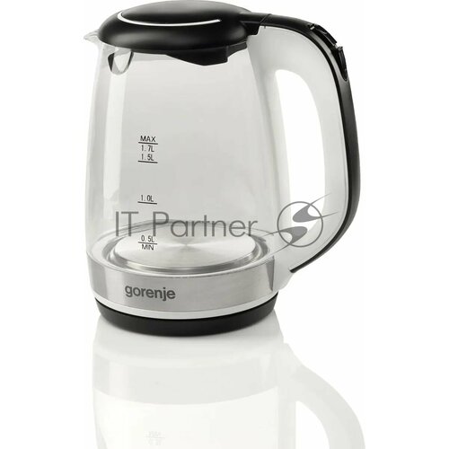 Чайник электрический Gorenje K17GLBWGOR черный корпус стекло 462500₽