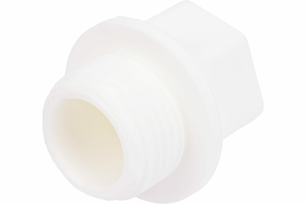 Заглушка PPR 1/2" НР, белая, Pro Aqua PA15508P