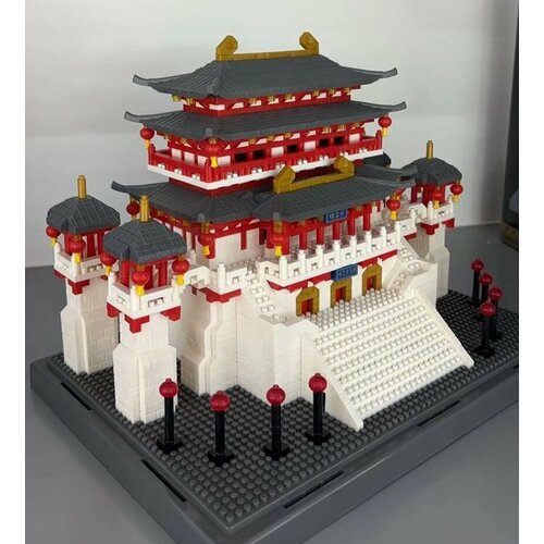 Конструктор 3Д из миниблоков RTOY Большой Китайский дворец, 2626 деталей - YZ087