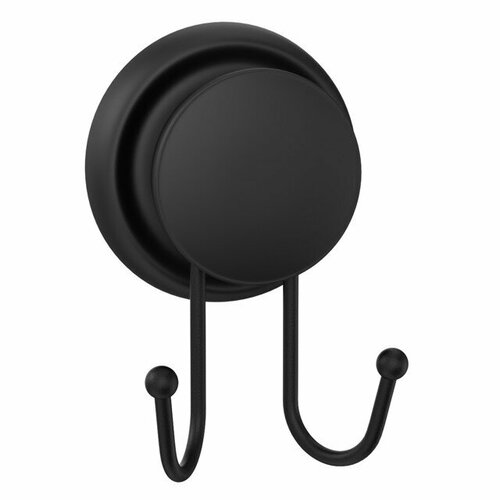 Крючок двойной fora grafit вакуумная присоска сталь черный 1693₽