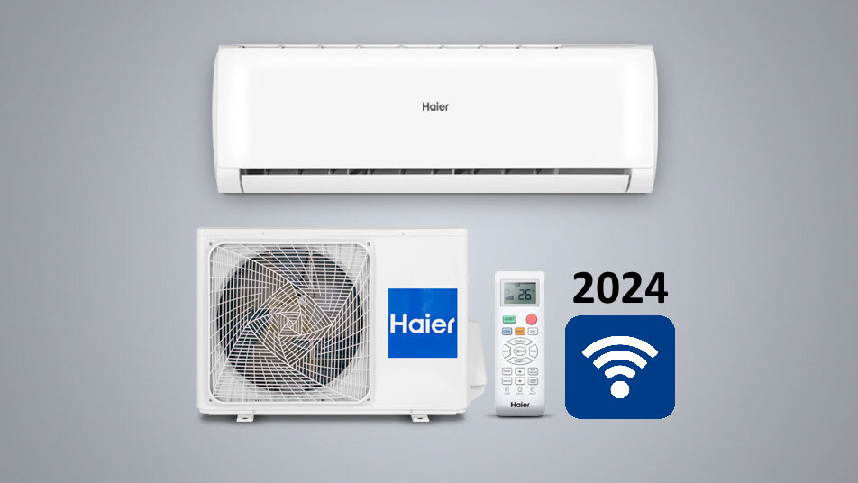 Сплит-система Haier on/off HSU- 12HTT03/R3 Tundra белая с Wi-Fi