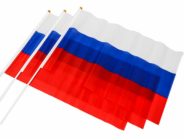 FLAG Флаг России триколор 40х60 (3 шт.)