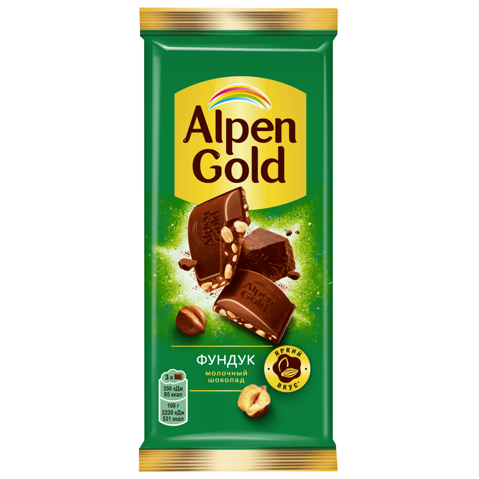 Шоколад Alpen Gold молочный фундук 85г