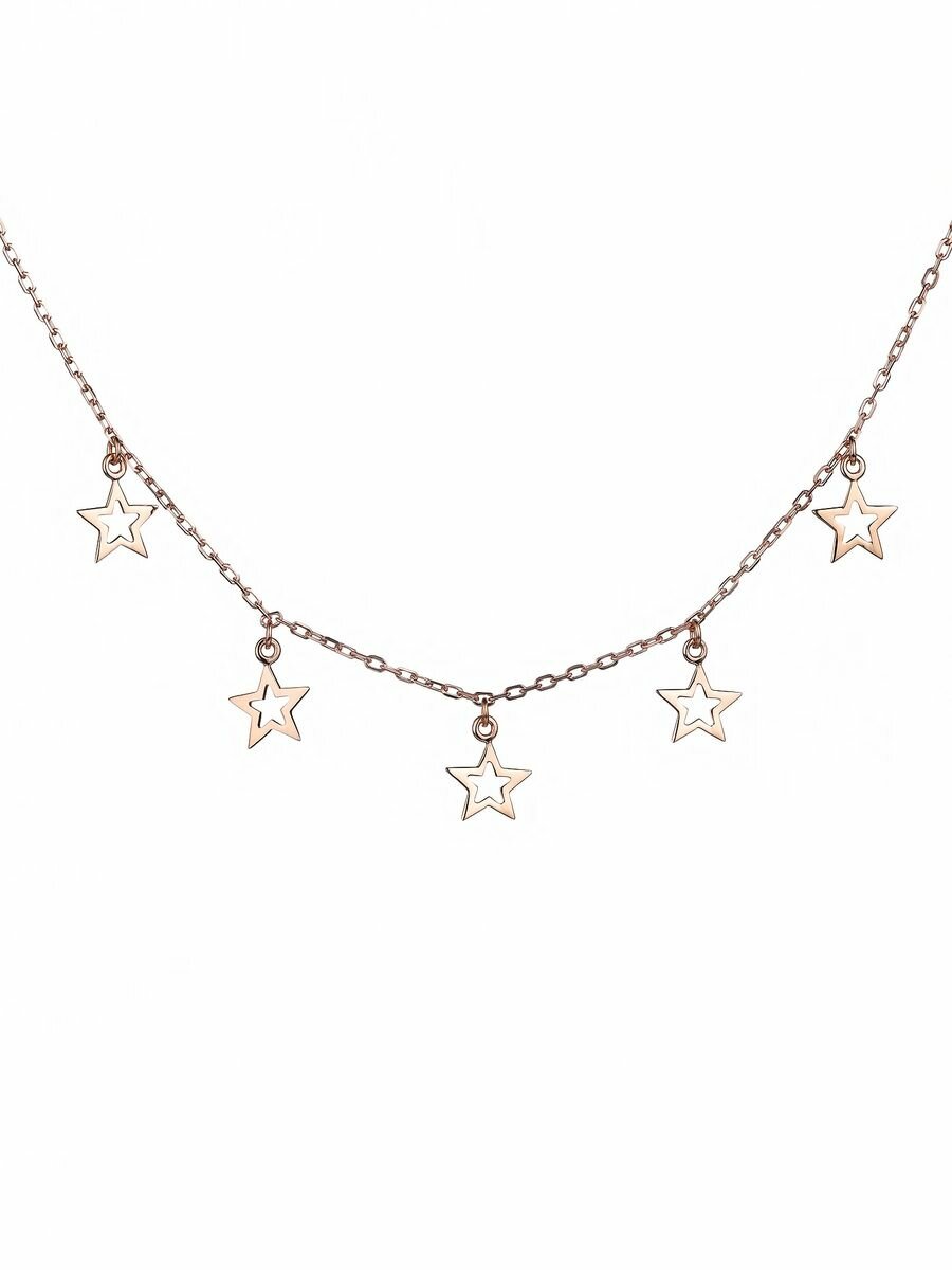 Колье, красное золото, 585 проба