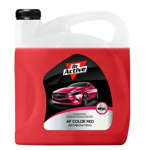 Автошампунь для бесконтактной мойки, Dr.Activ, 802557, активная пена, AF Color Red, 5 л.