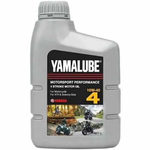 Масло Yamalube 4T 10W-40 МС полусинтетическое (1 л)