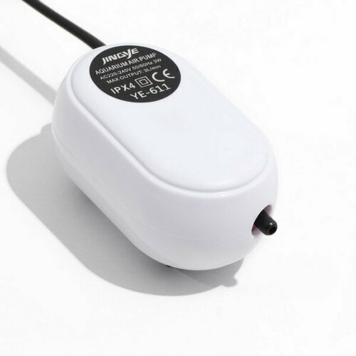 Компрессор воздушный YE-611 бесшумный 3 лмин 3 Вт 647₽