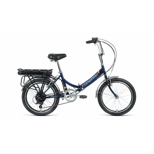 Велосипед Forward DUNDEE 20 E-250 (2022) темно-синий 14