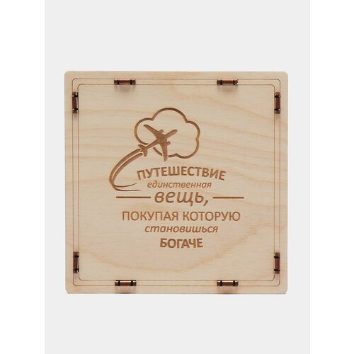 Деревянная копилка из тик тока 50500 Цвет Прозрачный 999₽