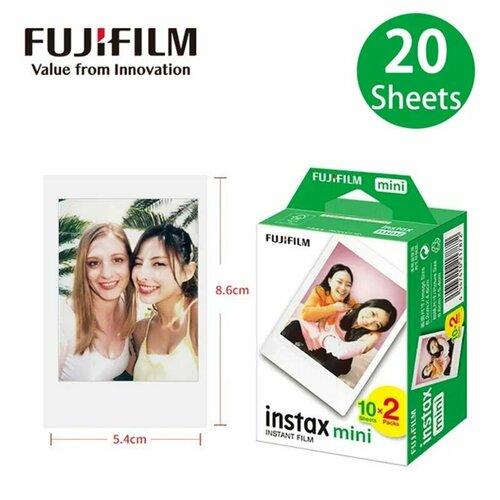 Fujifilm Instax Mini фoтoпленка длЯ моментальных сHиMKов 20шт 3100₽