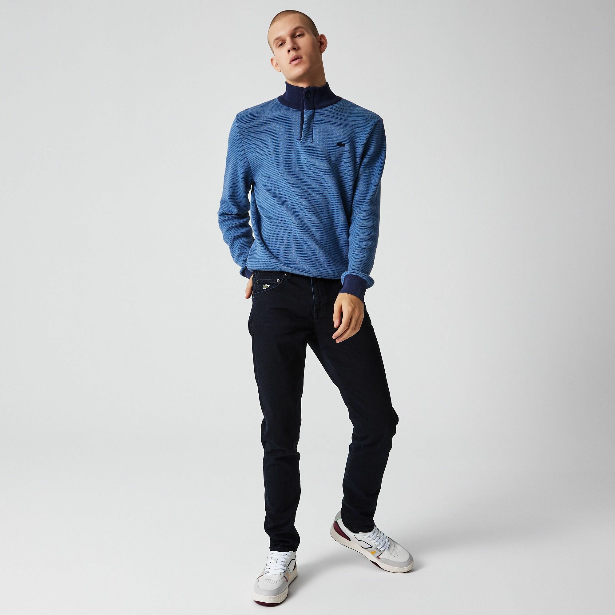 Джинсы зауженные LACOSTE Slim fit, размер T3432, cиний