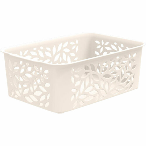 Корзина 4Л LEAVES молочный 258186100 ПБ 478₽