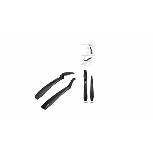 Крылья RBRL MTB 26-29 комплект переднезаднее пластиковые 2399₽