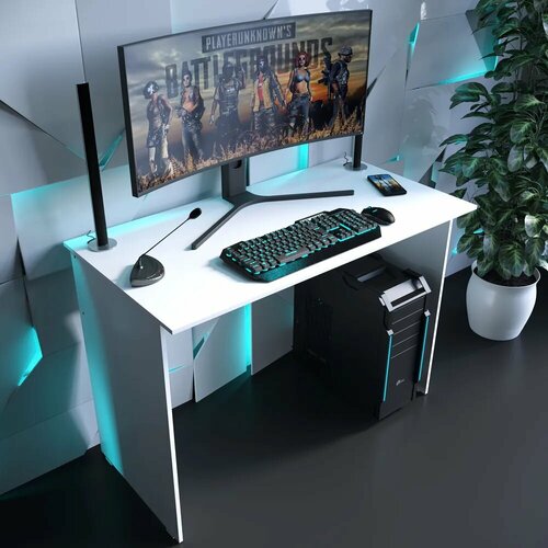 Стол компьютерный Белый 3450₽