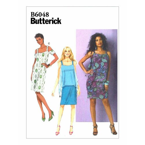 Выкройка №6048 Платье выкройка butterick 6048 платье