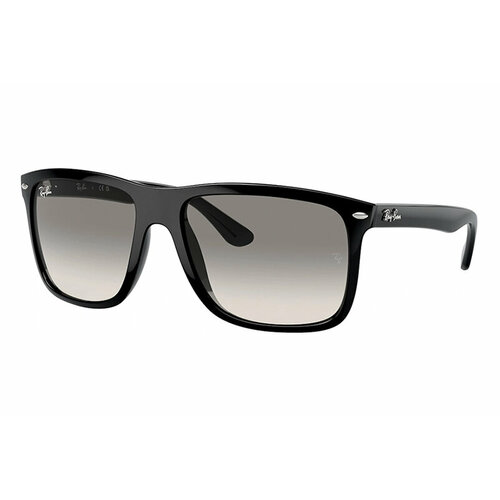 солнцезащитные очки ray ban круглые оправа пластик с защитой от уф градиентные Ray-Ban, серый