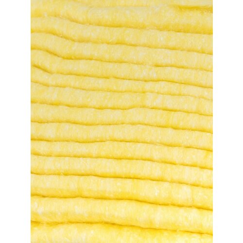 Хлопковая вата для поделок желтая 100 г. (60% хлопок, 40% вискоза)