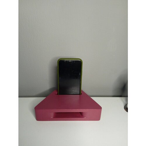 Акустическая подставка для телефона - усиление звука Цвет Клюквенный морс 145700₽