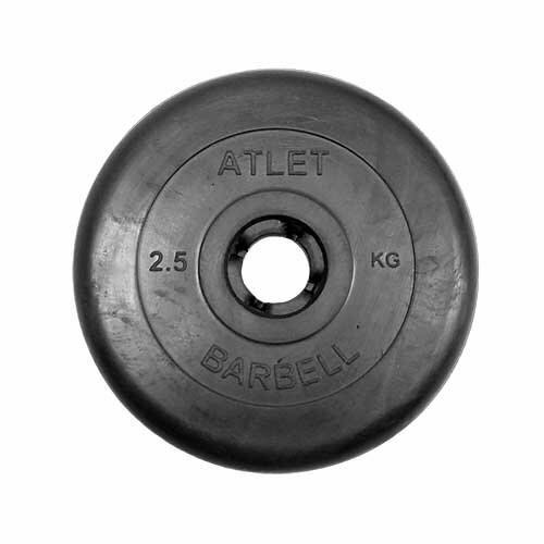 Диск MB Barbell MB-AtletB31 2.5 кг 2.5 кг 1 шт. черный