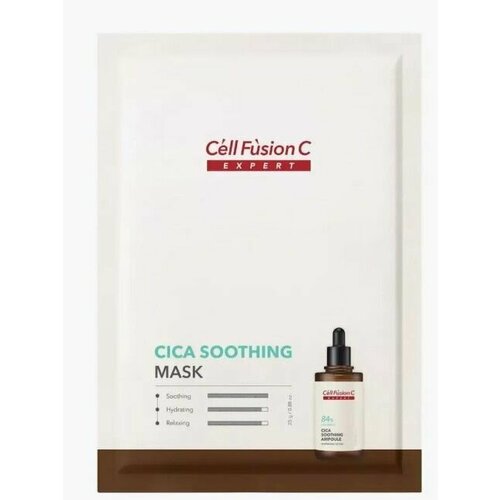 Cell Fusion С Маска восстанавливающая и успокаивающая Cica Soothing Mask 1 шт 794₽