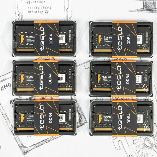 Оперативная память DDR4 SODIMM 16Gb 2800MHz 12V Tesla TSLD4NB-3200-CL22-16G 437000₽