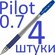 PILOT Набор шариковых ручек BPS-GP-F, 0.7 мм